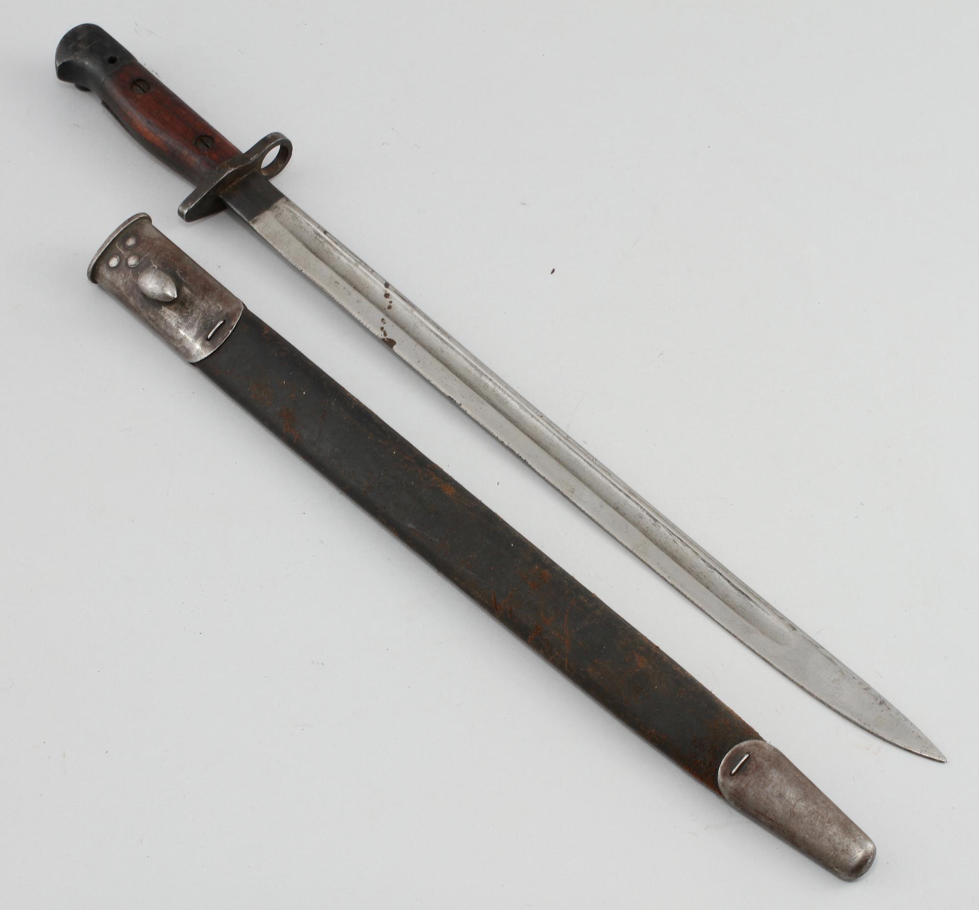 BAJONETTER, 4 st, 1800/1900-tal.