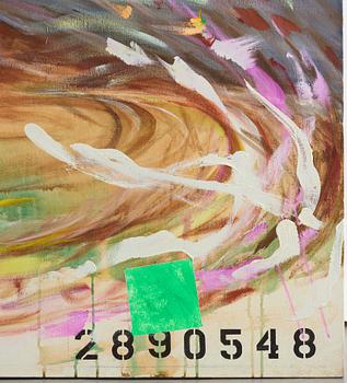 Jonathan Borofsky, acrylic on canvas.