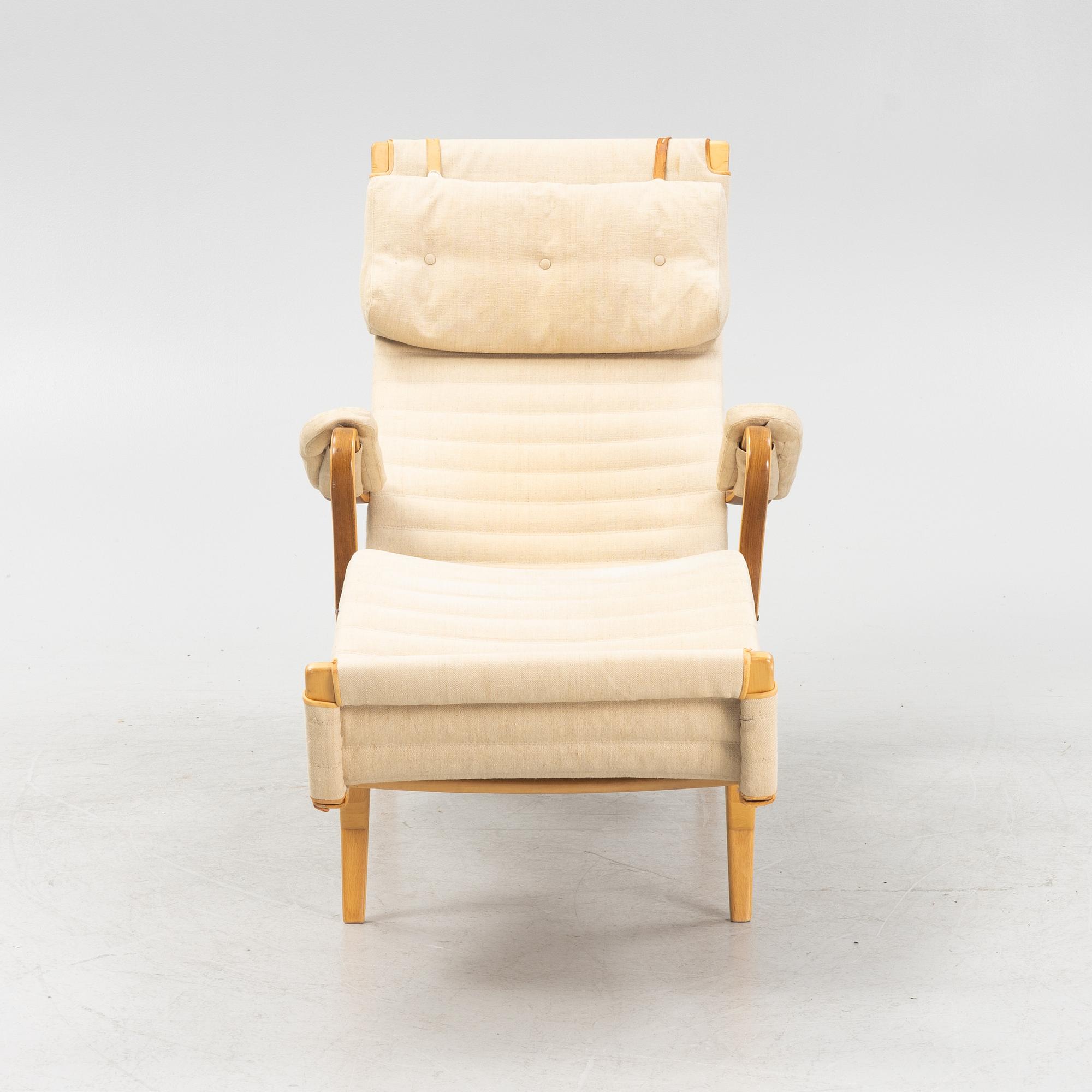 Bruno Mathsson, Lounge Chair, "Pernilla", Firma Karl Mathsson, 1959.