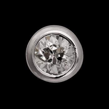 30. A brilliant cut diamond pendant, app. 0.50 ct.