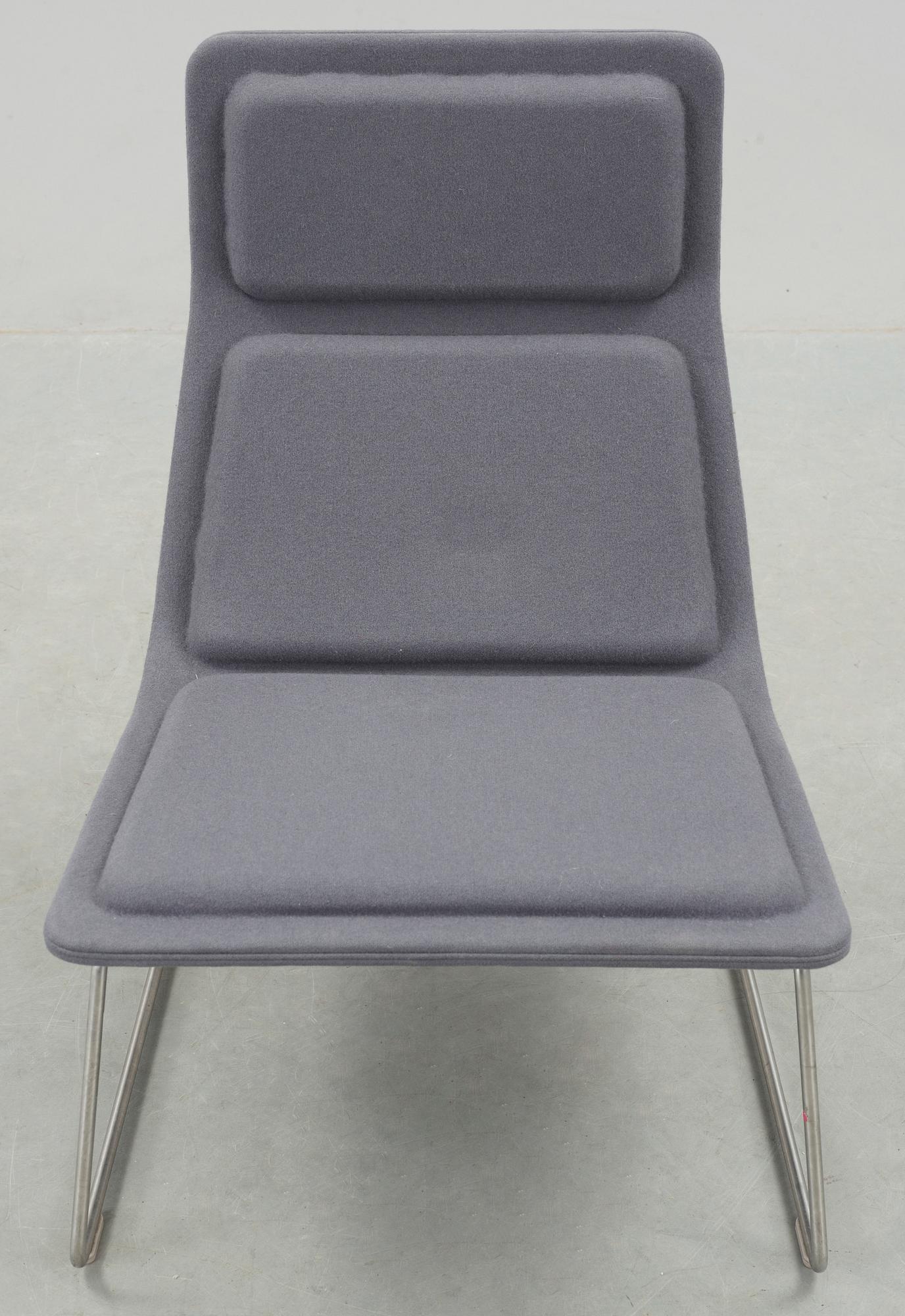 FÅTÖLJ, "Low Pad", Jasper Morrison för Cappelini, Italien.