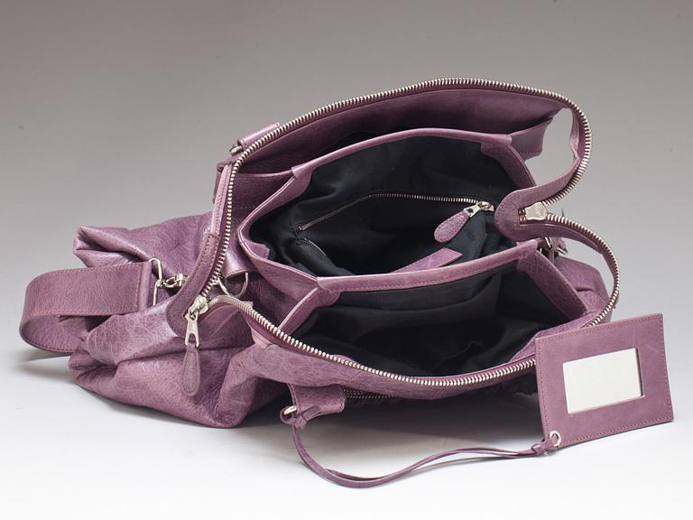 HANDVÄSKA, lammskinn. Balenciaga.