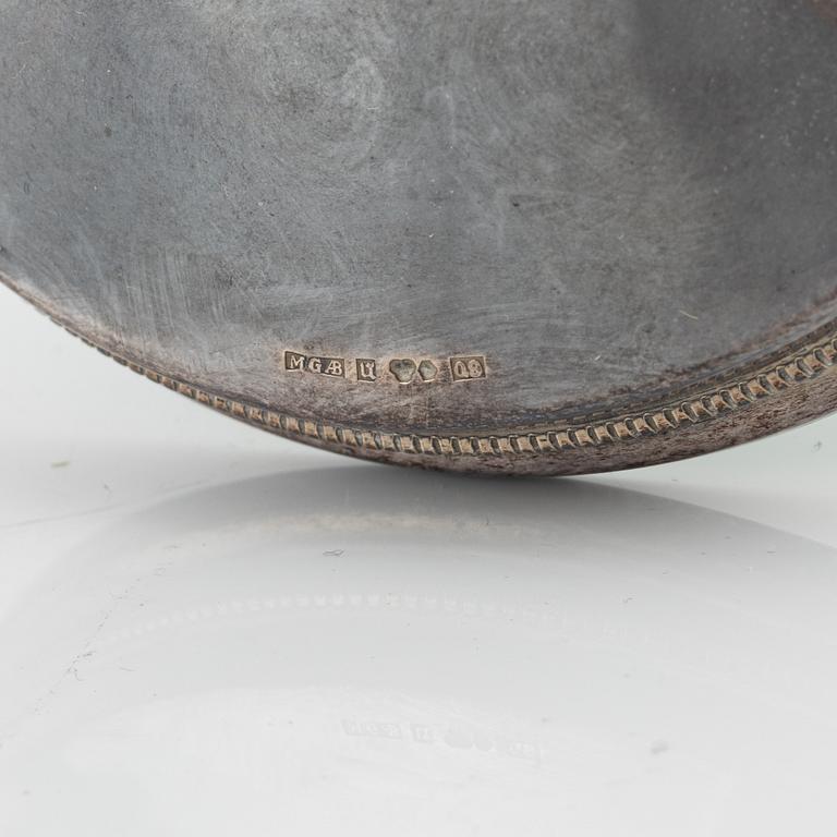 Eric Löfman, ljusstakar, ett par, silver, MGAB, Uppsala, 1966.