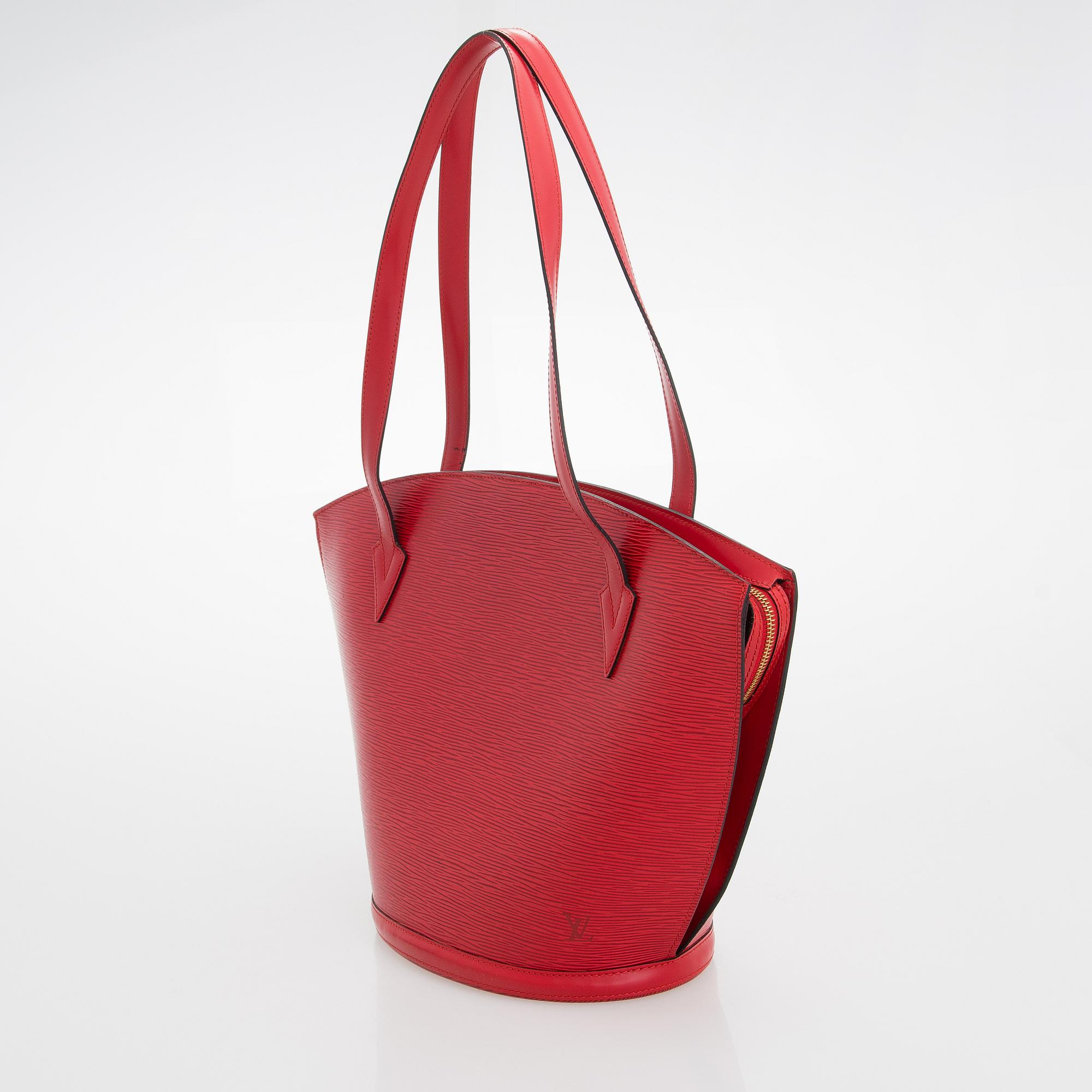 Louis Vuitton, A red Epi leather 'Saint Jacques GM' Bag.