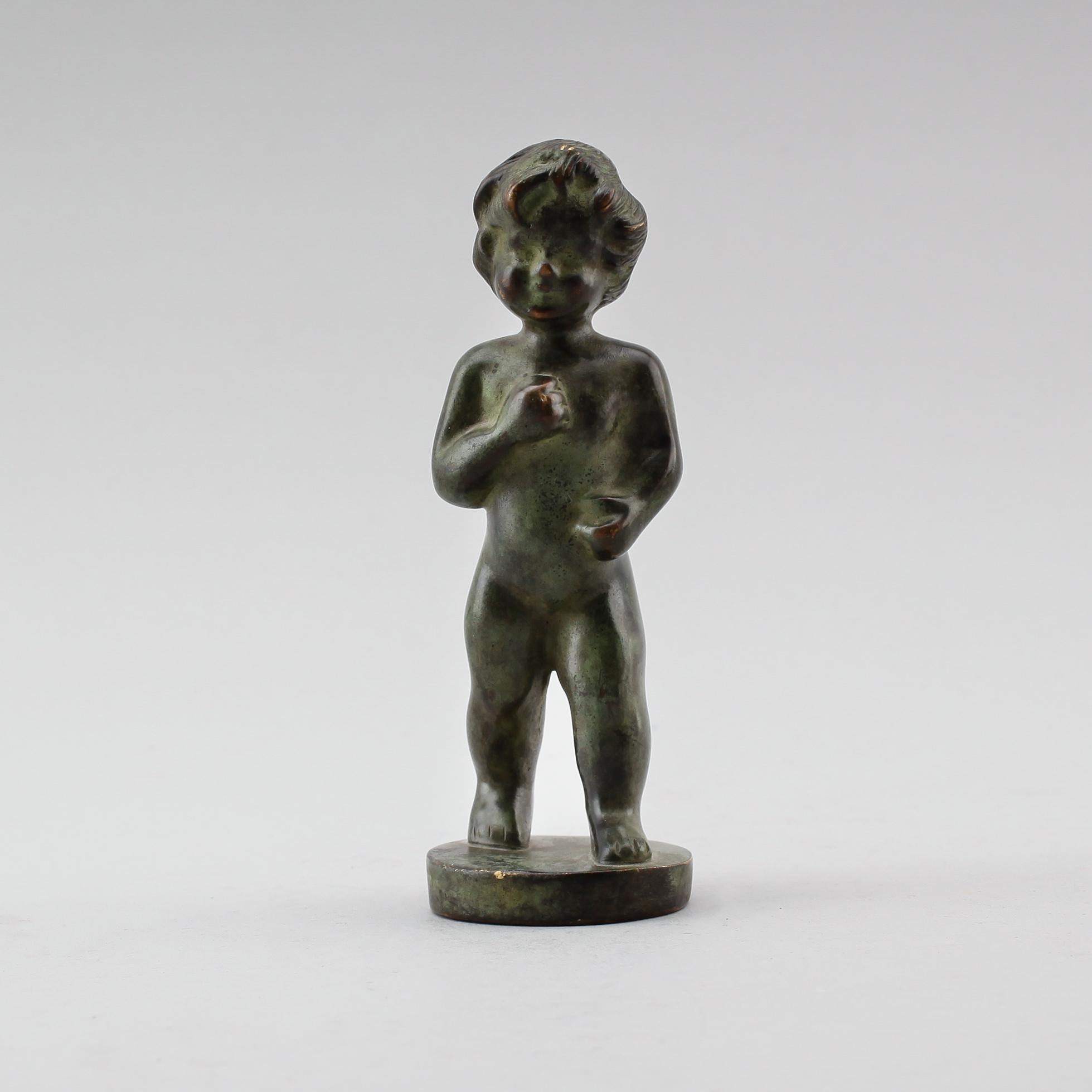 SKULPTUR, brons, 1900-talets första hälft.