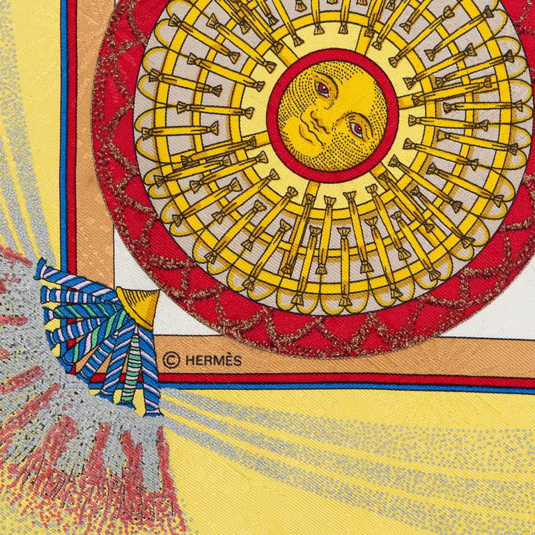 Hermès, scarf, "Feux d'Artifice".