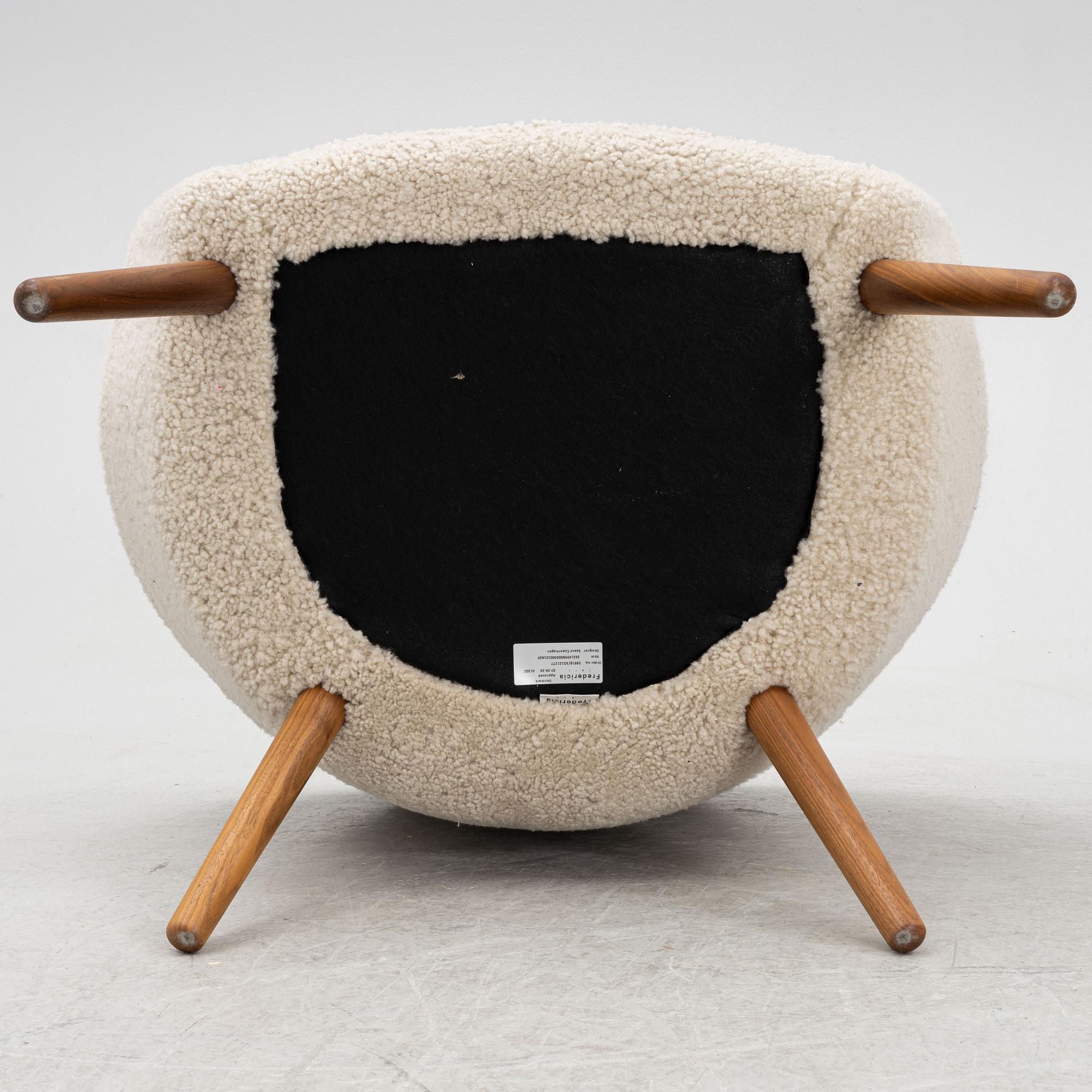 Nanna Ditzel, fåtölj, "Ditzel Lounge Chair 2631",  Fredericia Furniture, Danmark, samtida.