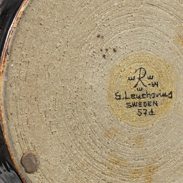 SYLVIA LEUCHOVIUS, vas, stengods, unikat, Rörstrand.