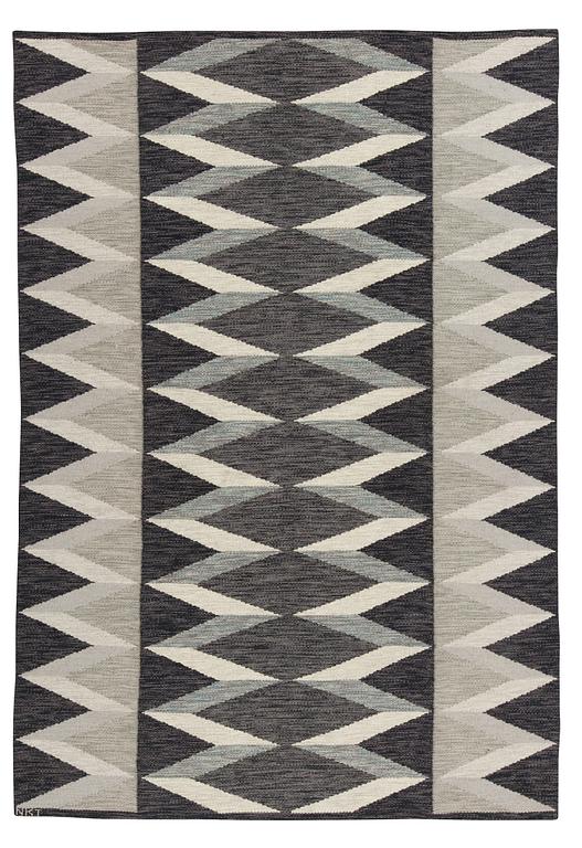 Nordiska Kompaniets Textilkammare, A CARPET. Flat weave including tapestry weave. 249,5 x 171,5 cm. Signed NKT.