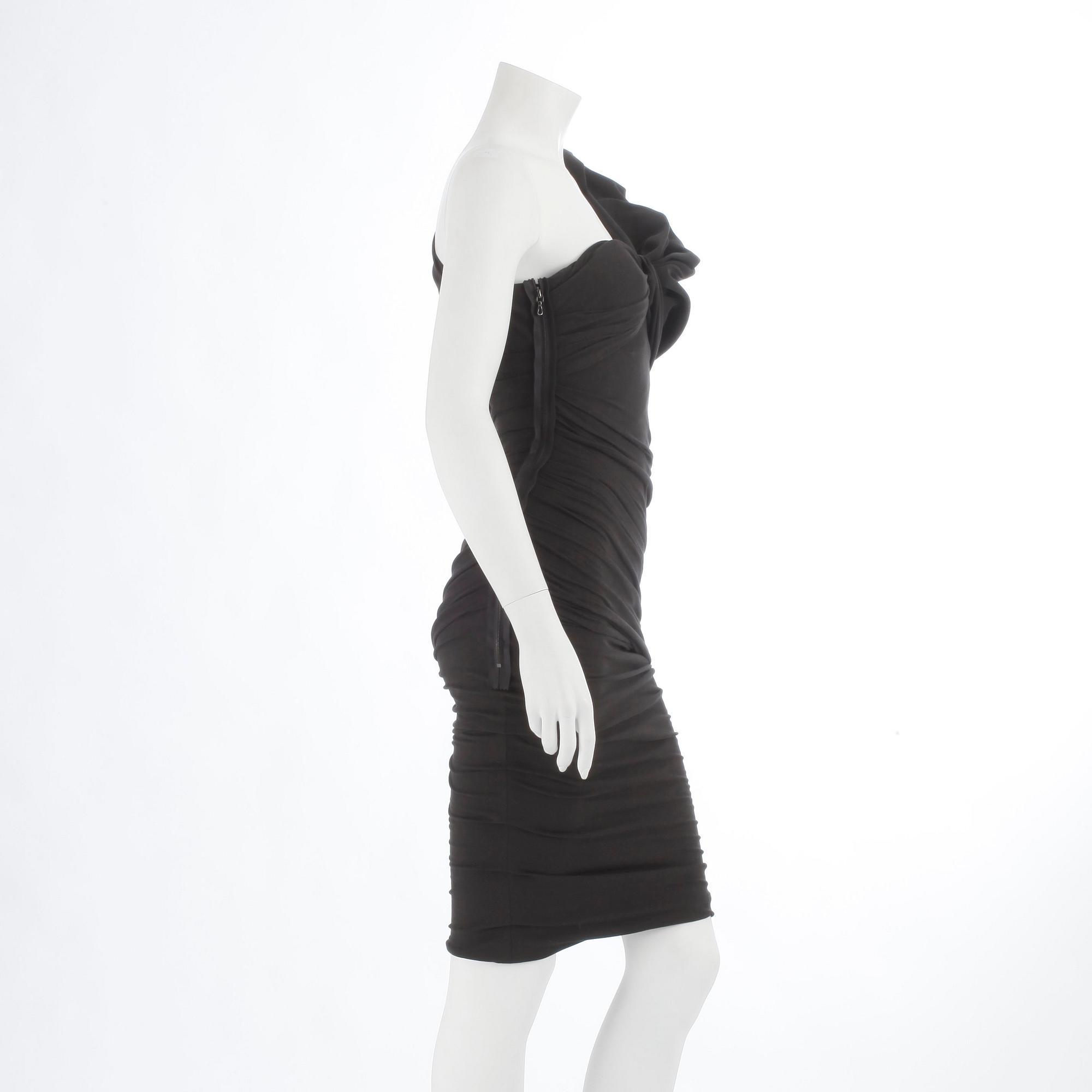 DRESS, Lanvin, a grey one shoulder dress.
