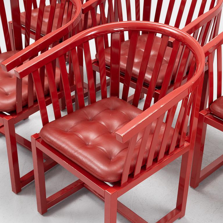 Åke Axelsson, karmstolar, 5 st "Vaxholmaren", Gärsnäs,