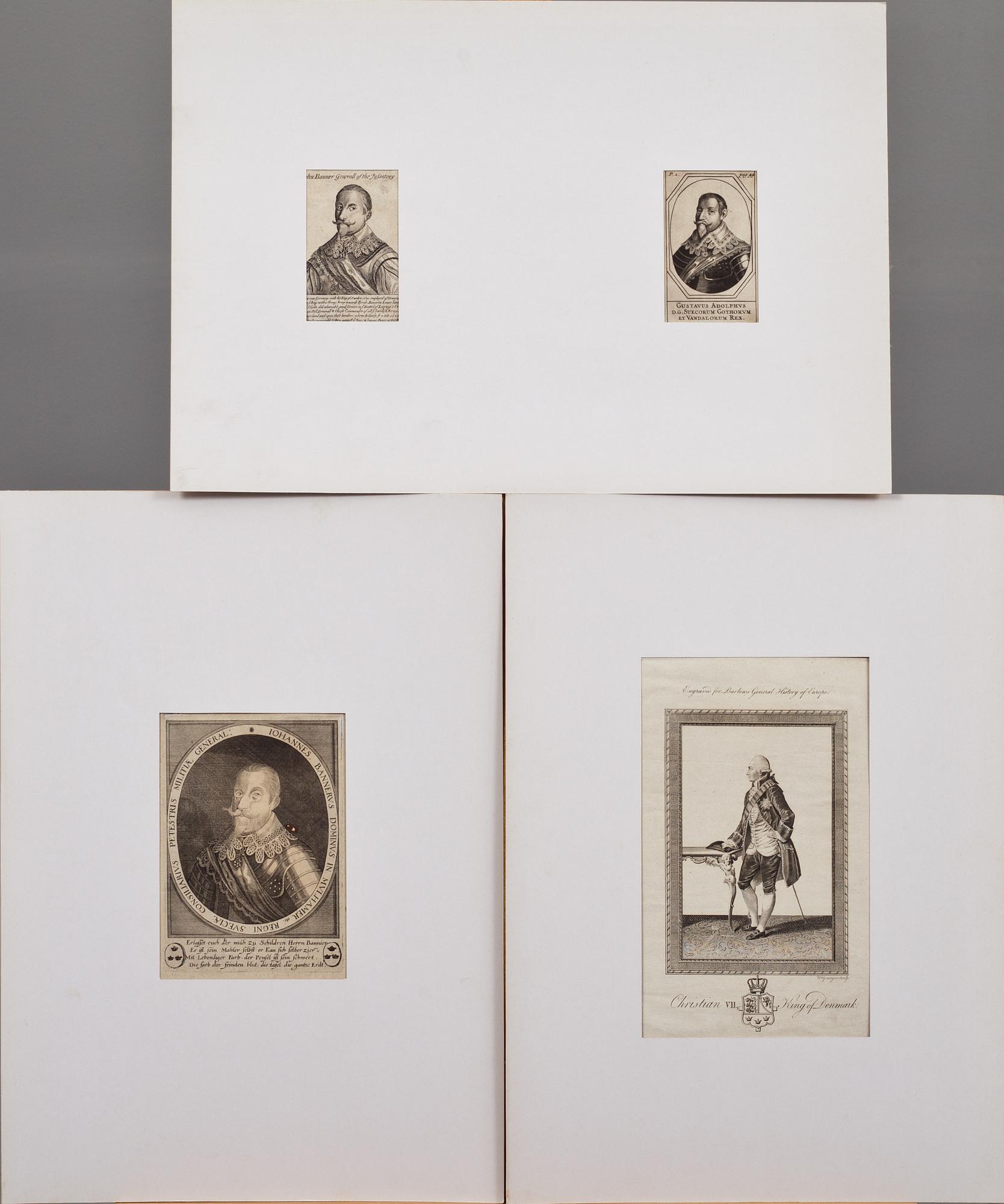 GRAFISKA BLAD, 12 stycken, 1800-tal.