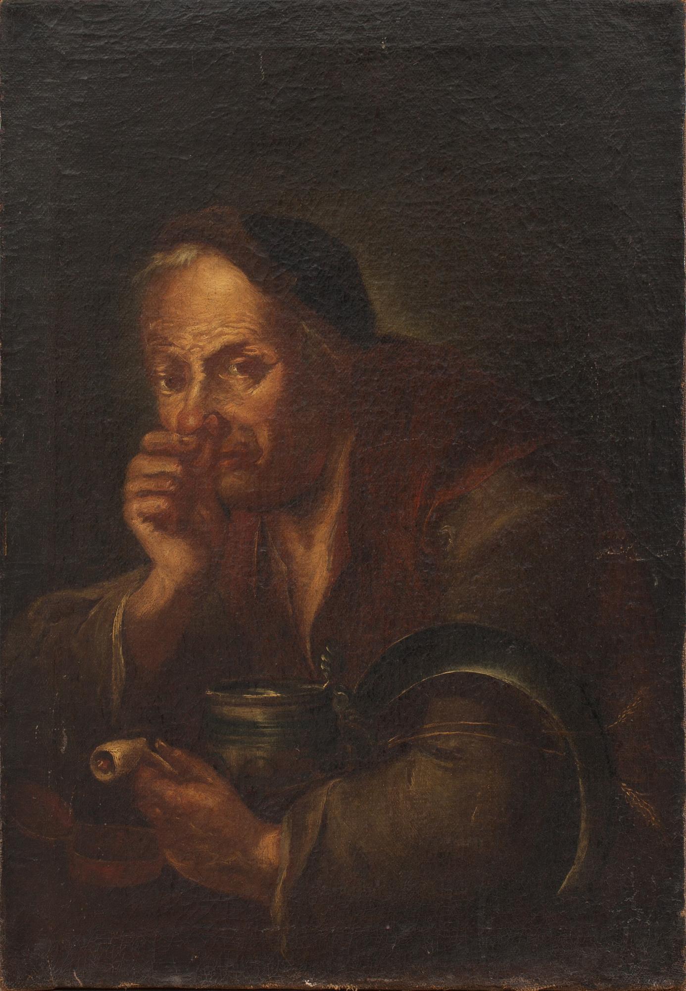 OKÄND KONSTNÄR, olja på duk, 1800-tal.