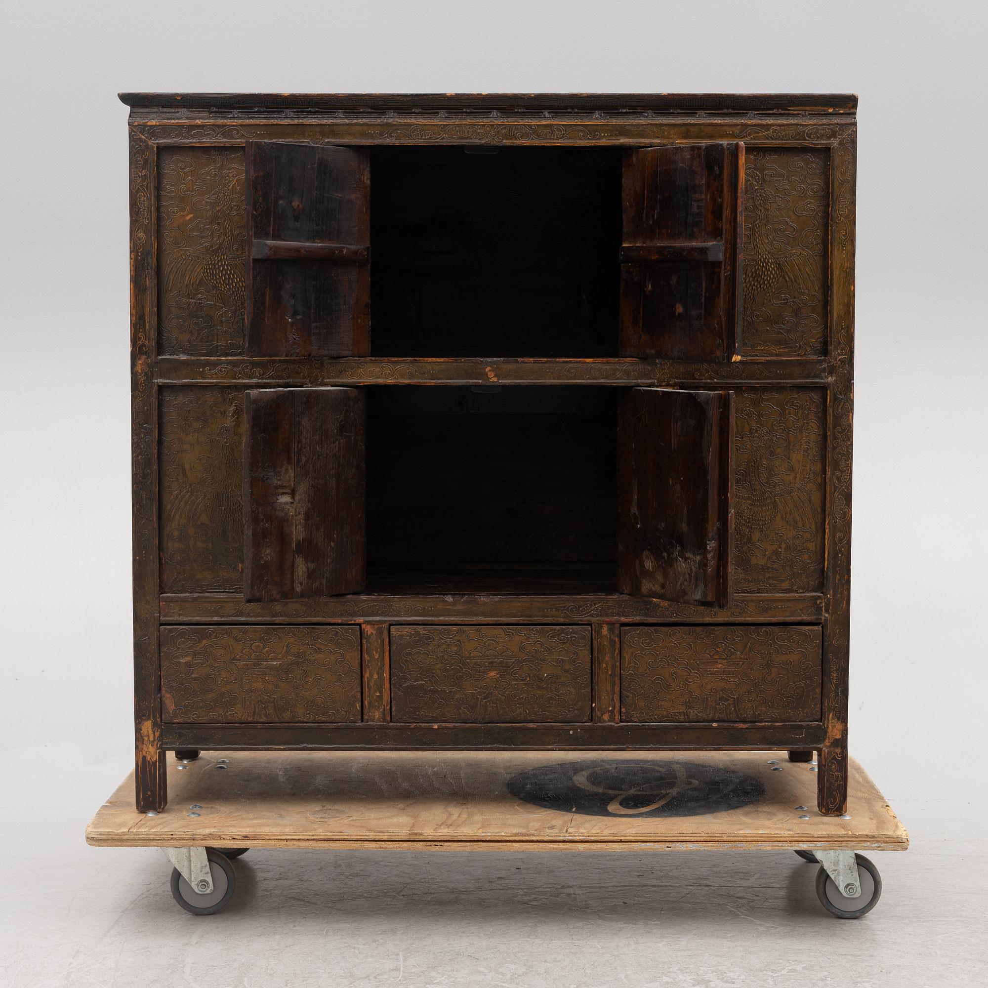 A cabinet, Mongolia, 20th century.