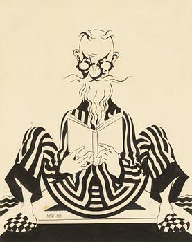 Einar Nerman, The Author George Bernard Shaw (1856-1950).