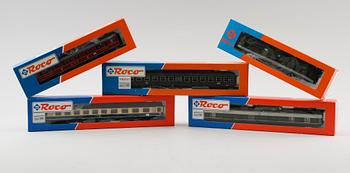 SAMLING MODELLTÅGSDELAR, 20 delar, Roco, Österrike.