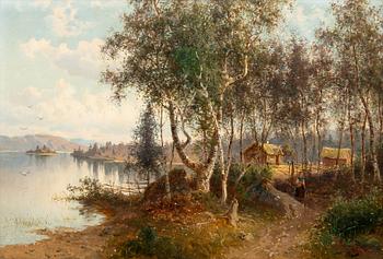 Hjalmar Munsterhjelm, ON THE PATH BY THE SHORE.