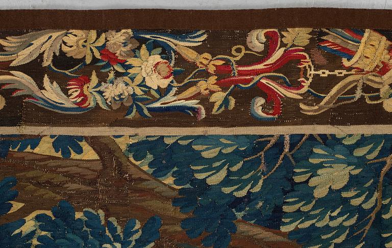 A tapestry, "Verdure", tapestry weave, ca 301 x 254 cm, France 18th century.