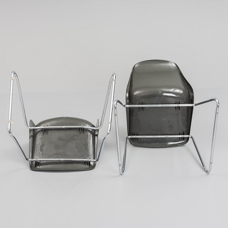 A pair of 'Frankfurt chairs' by Helmut Starke.