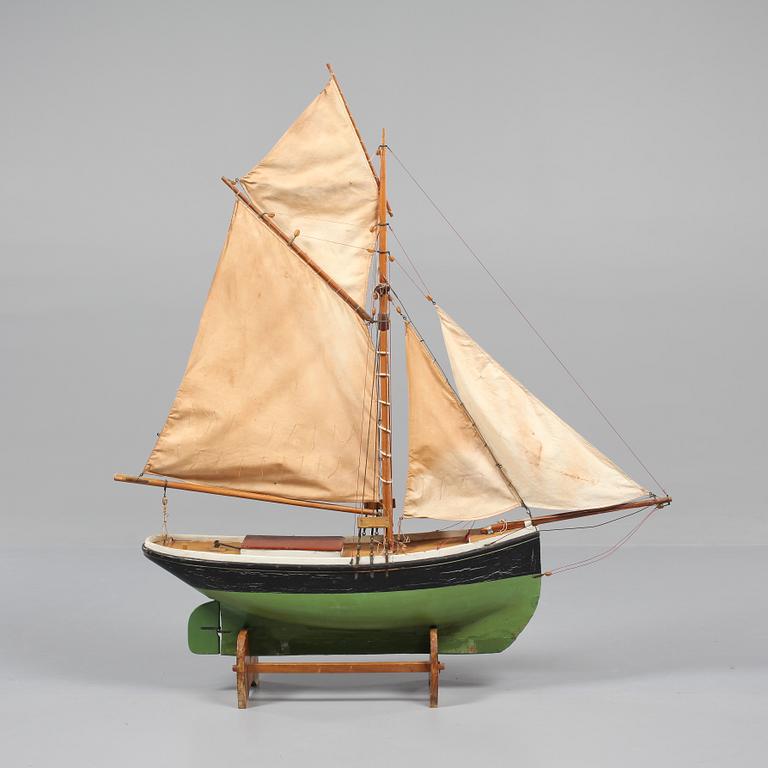 MODELLBÅT, Bornholm, Danmark, 1900-talets början.