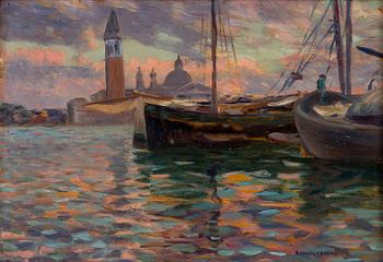 ANSHELM SCHULTZBERG, "AFTON I VENEDIG".