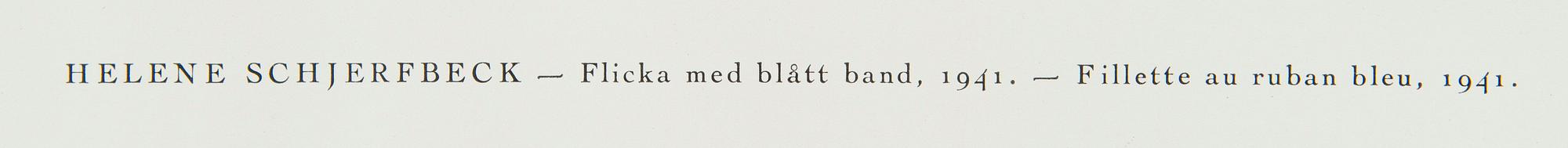 Helene Schjerfbeck, Forty-eight reproductions with text by Gotthard Johansson.