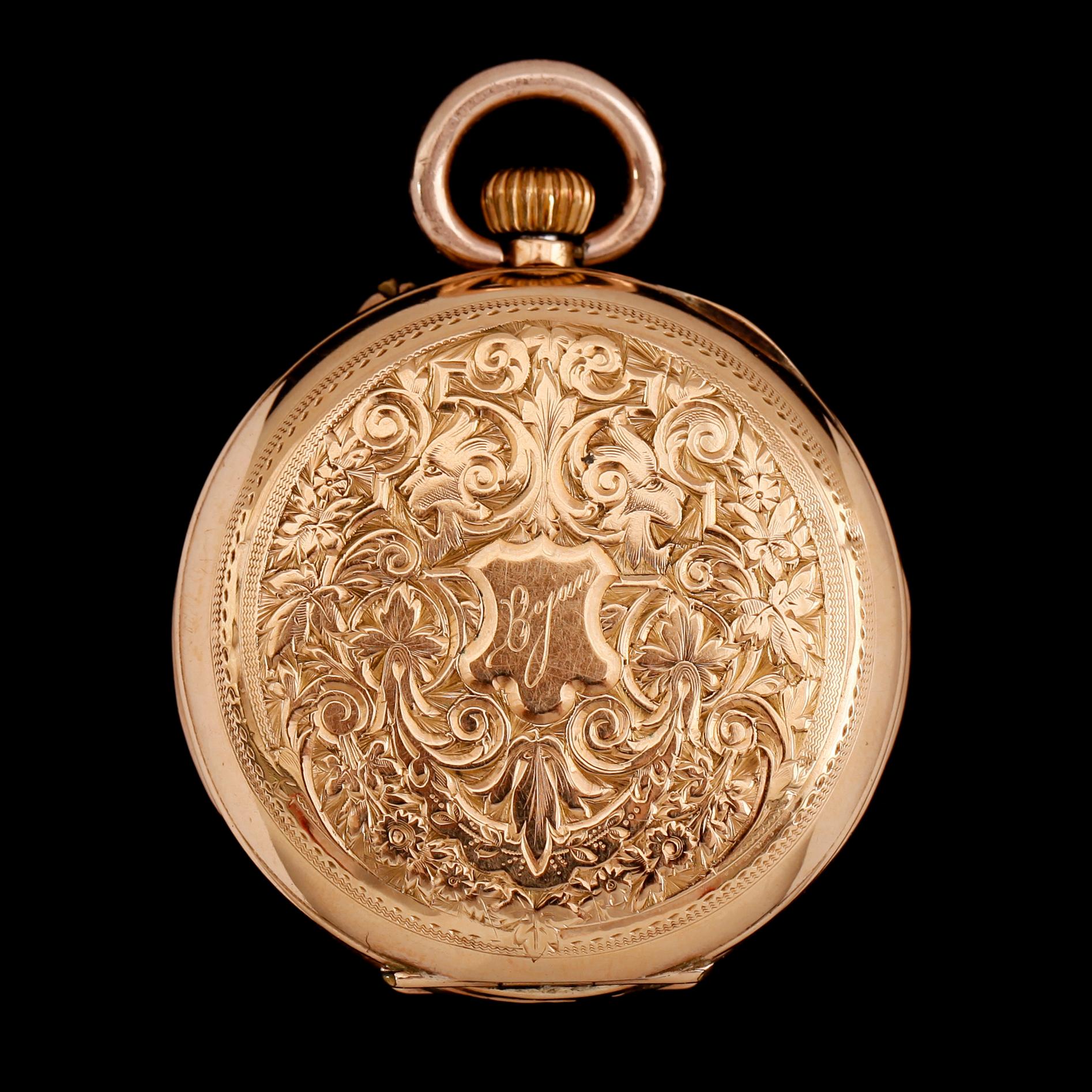 FICKUR, 18 k guld, 1900-talets första hälft.