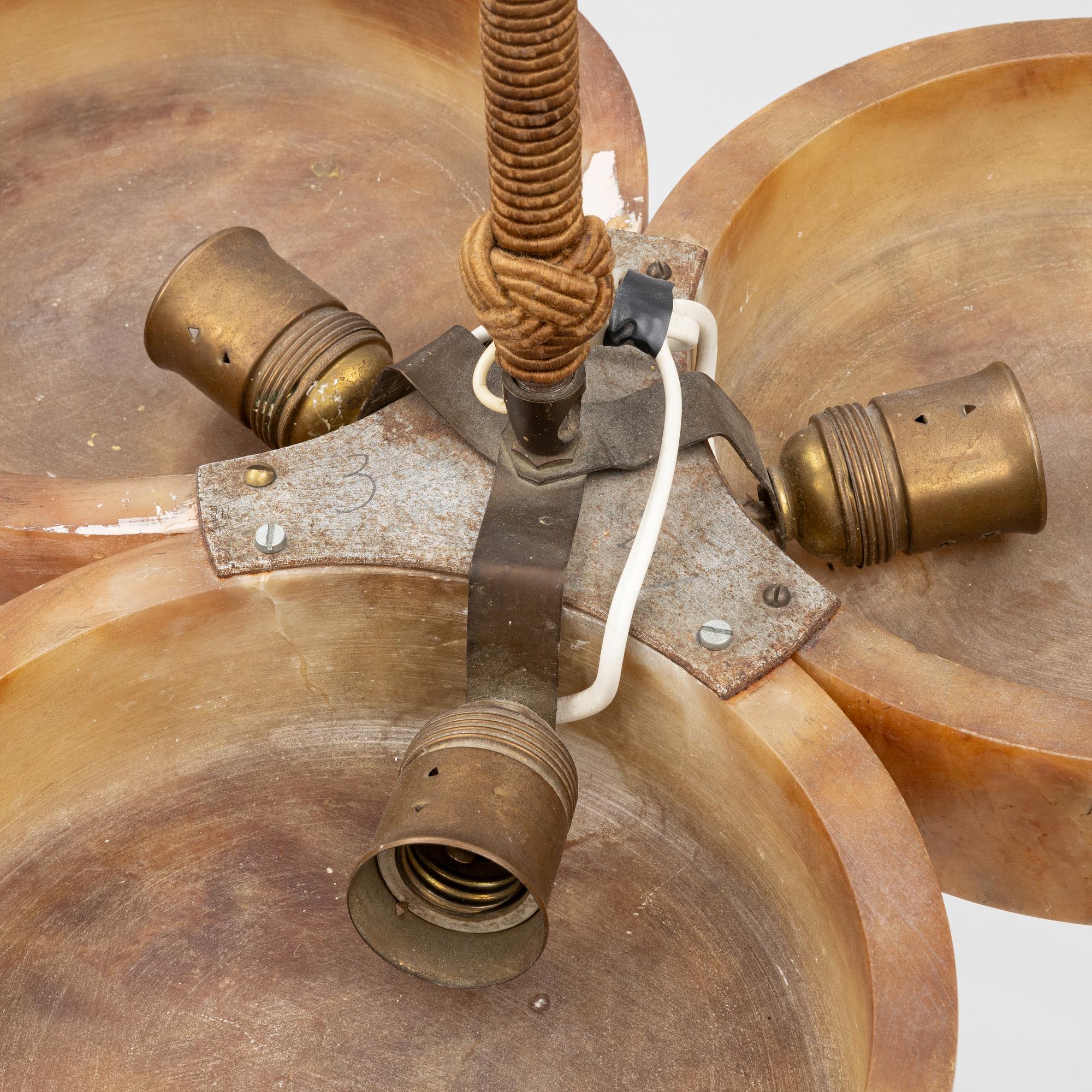 A ceiling light, 1920's/30's.