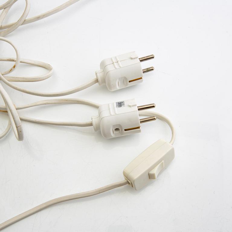 Wall lamps, a pair, probably Murano, second half of the 20th century.