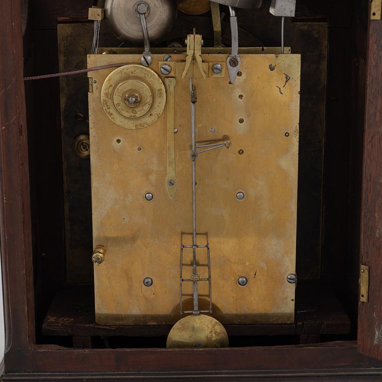 A bracket clock, signed Peter Green, Apenrade. Denmark, 18th century.