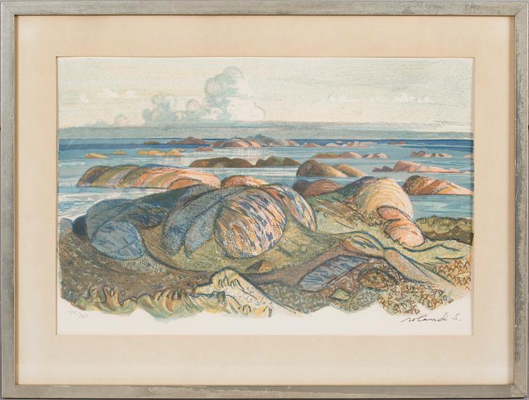 ROLAND SVENSSON, färglitografi, signerad och numrerad 198/360.