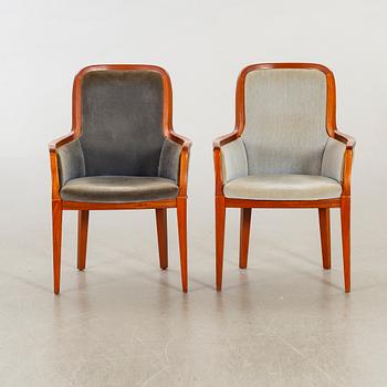 A PAIR OFOLOF PIRA MID 20TH CENTURY ARMCHAIRS.