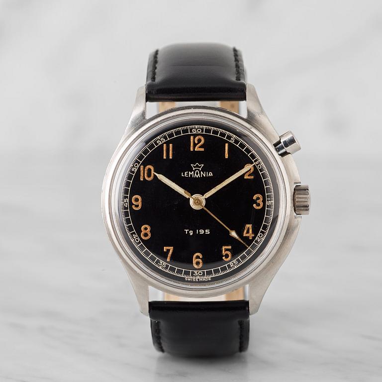LEMANIA, Tg 195, "Tre Kronor", armbandsur, 40 mm,