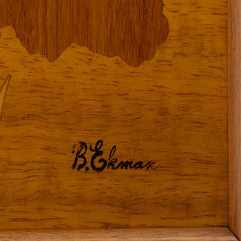 Birger Ekman, väggplakett, Mjöjby Intaria, 1939.