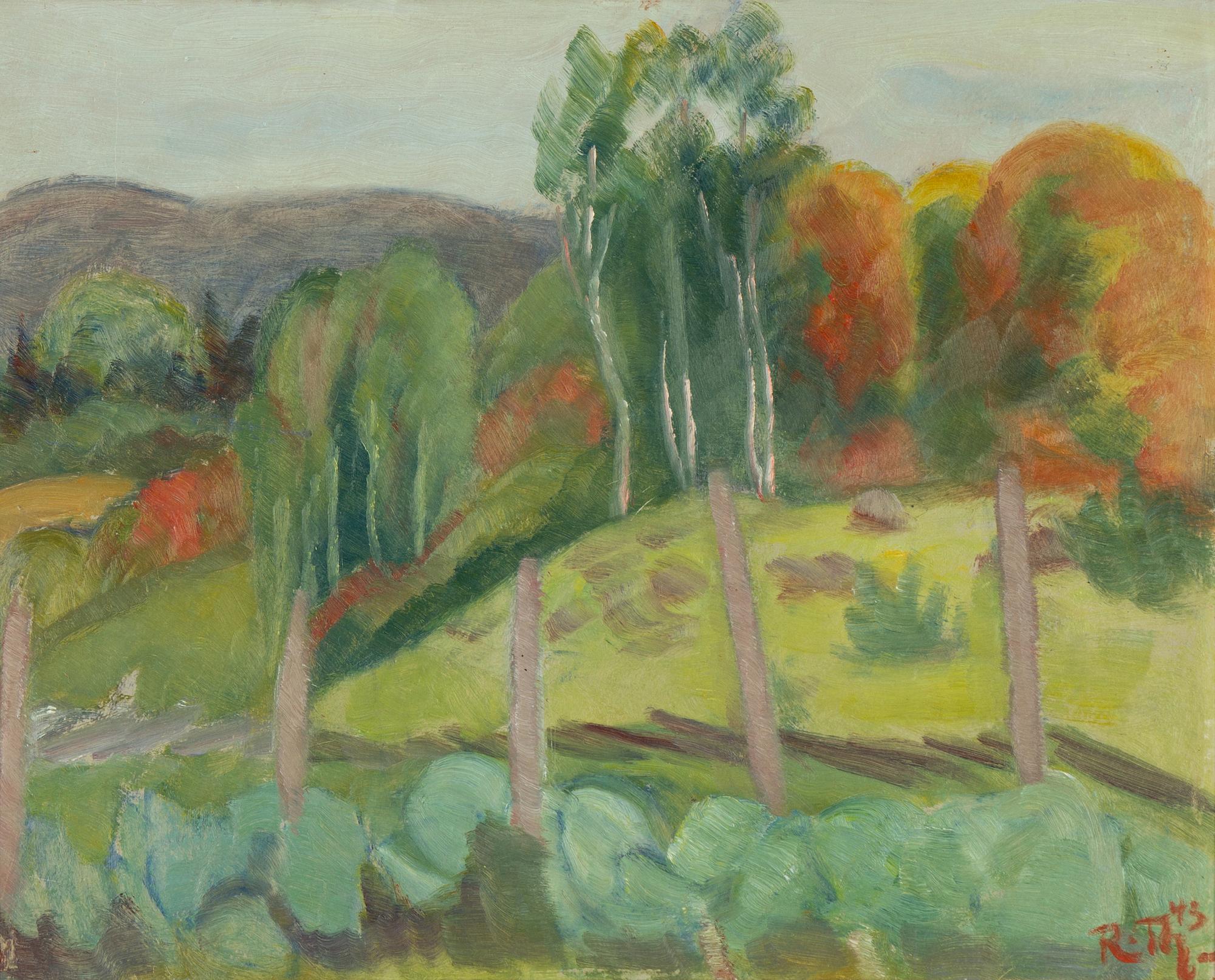 Rudolph Thygesen, Höstlandskap.