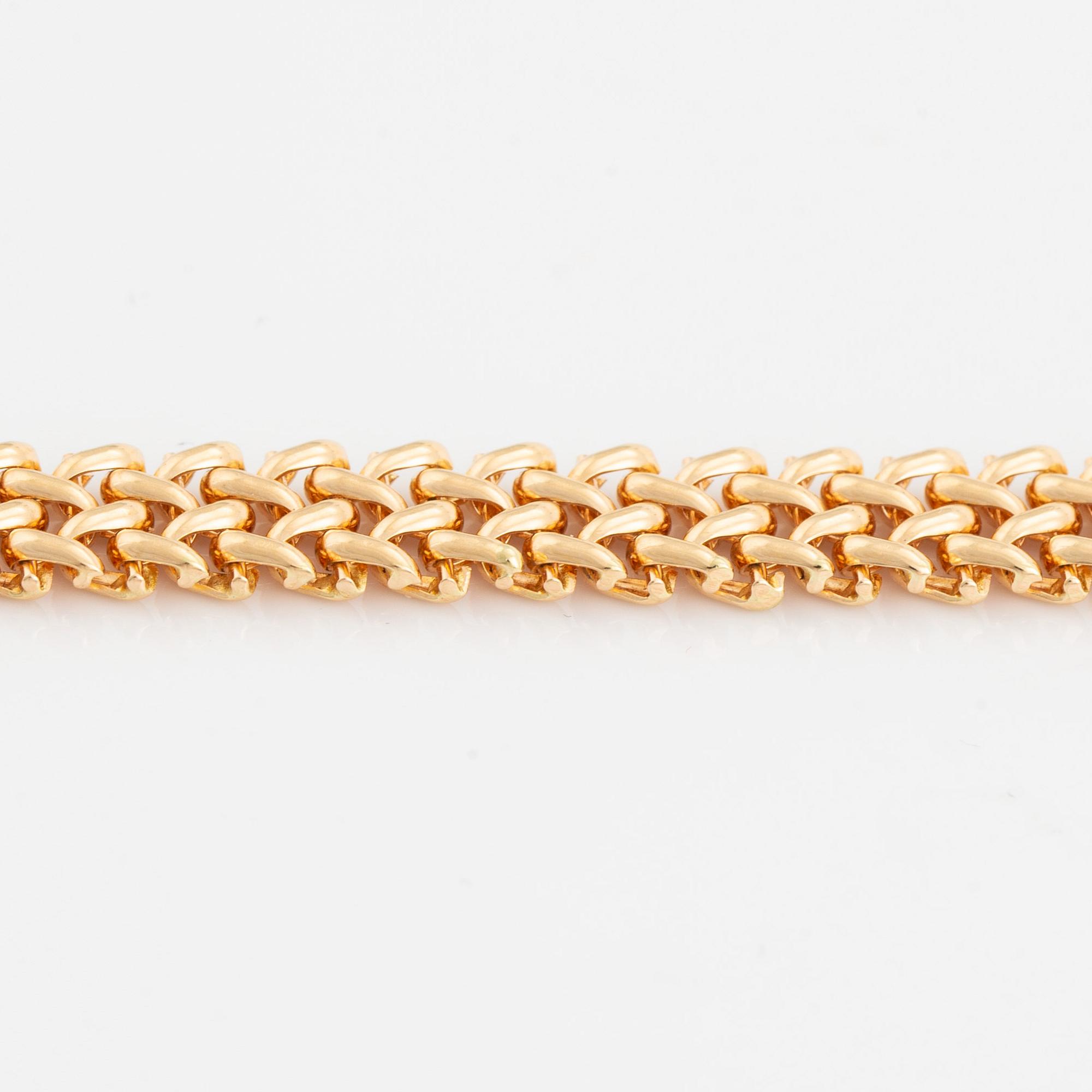 Armband, 18K guld.