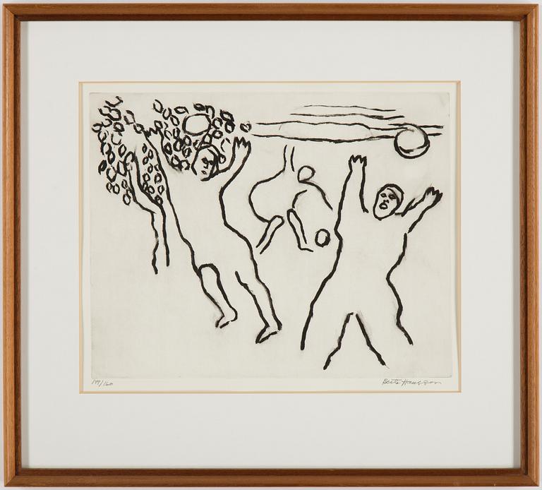 BERTA HANSSON, etching, signed and numbered 149/160.