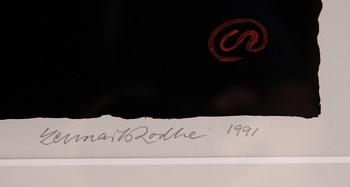 LENNART RODHE, färglitografi, sign o dat 1991, numr 37/50.