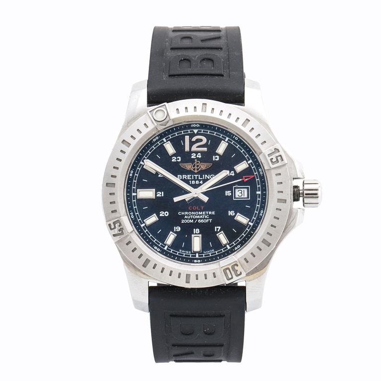 BREITLING, Colt (200M/660FT), Chronometre, wristwatch, 44 mm.