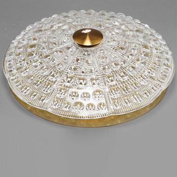 TAKPLAFOND, Carl Fagerlund, Orrefors, 1900-talets andra hälft, höjd ca 10 cm.