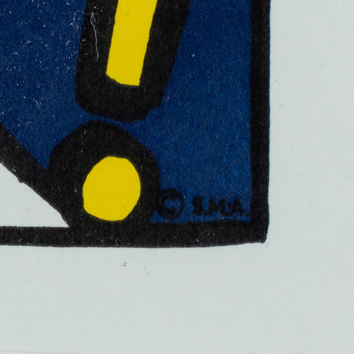 ROY LICHTENSTEIN, after, silkscreen, triptych, edited by Stedelijk Museum Amsterdam, published after 1966.