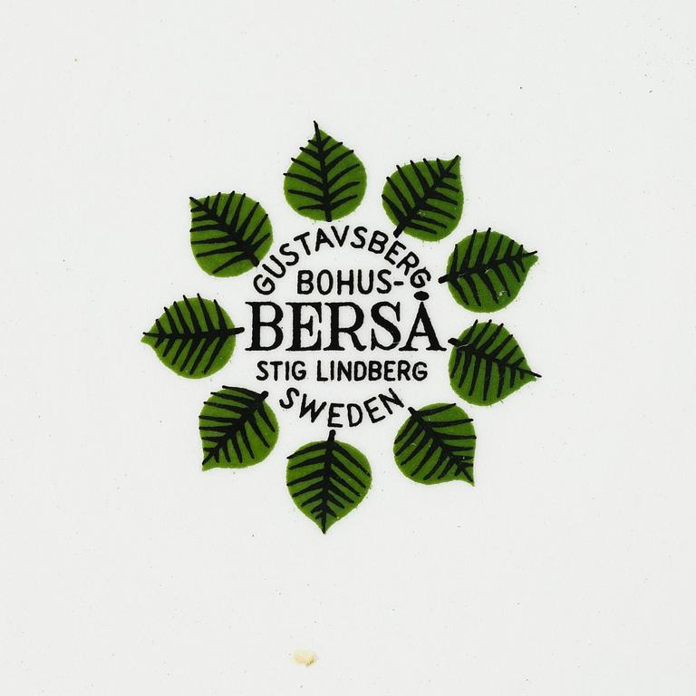 Stig Lindberg, servis, 81 delar, flintgods, "Berså", Gustavsberg.