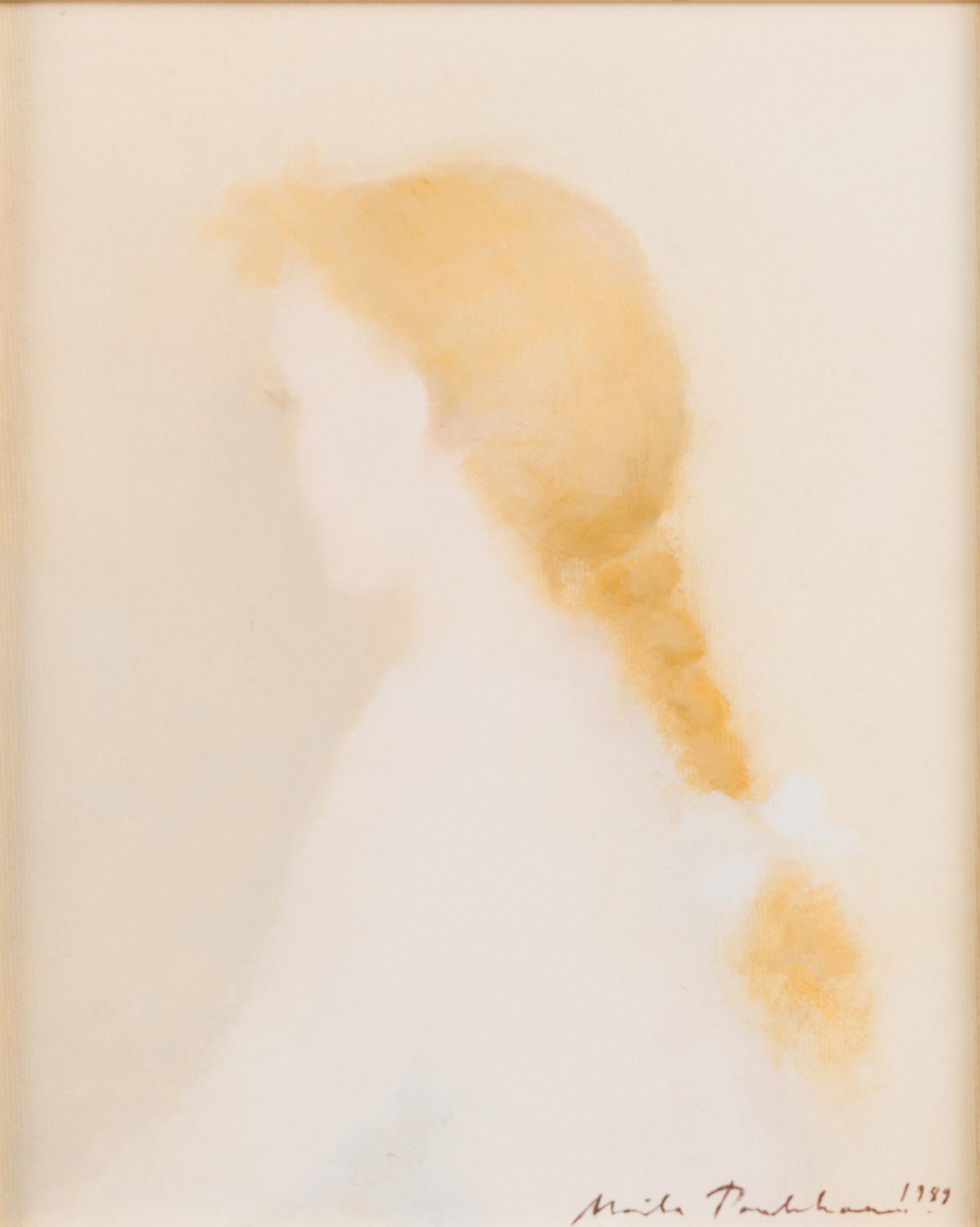 MAILA PONKKONEN, oil on canvas, signed and dated 1989.