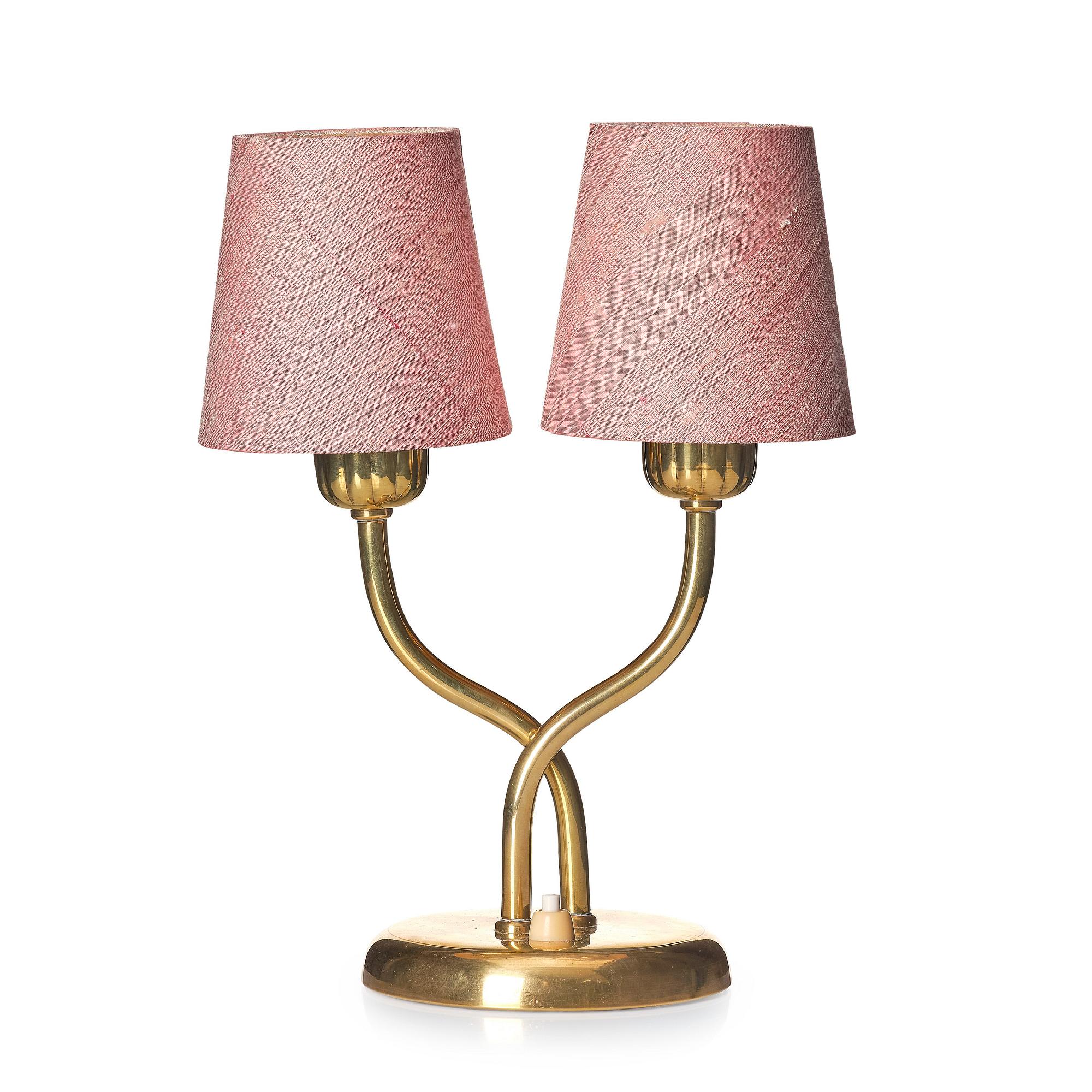 Harald Notini, bordslampa, modell "15543", Arvid Böhlmarks Lampfabrik, Stockholm, 1950-tal.