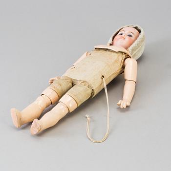 A bisque head multi-face doll, Germany, 1910s.