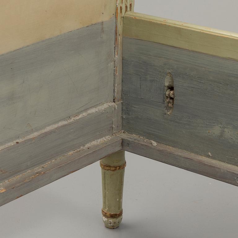 A late 18th century Gustavian bed.