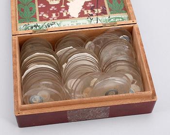 FICKURSGLAS, ca 120 st, omkring år 1900.