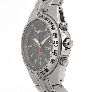 TISSOT, PR 200 (200 Meters), "Tachymeter", chronograph, wristwatch, 38,5 mm,