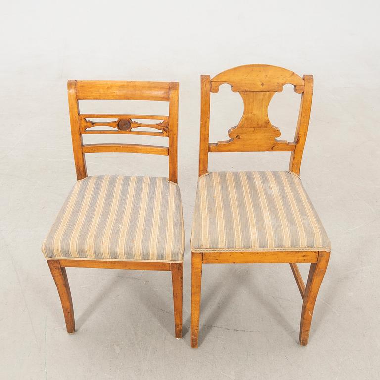 Chairs 2 pcs Late Empire mid-19th century.