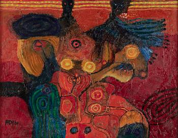 Ardy Strüwer, oil on panel, signed and dated -64.